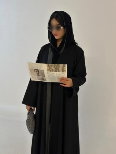 N44 - عباية رسمية - اسود