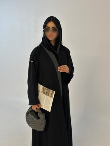 N44 - عباية رسمية - اسود