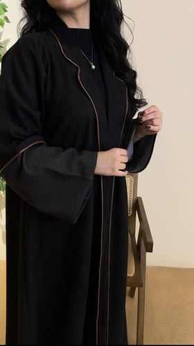 N33-(لذر جملي) نص كلوش قصة معطف ناعم اطراف لذر