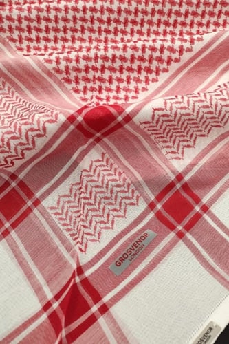 شماغ جروفنر أحمر Grosvenor