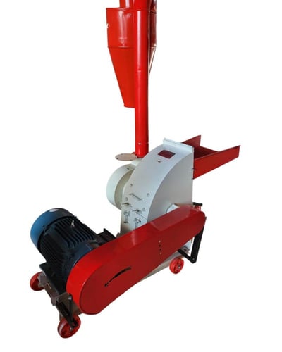 جاروشة جراشة اعلاف مع سايكلون 20 حصان كهرباء الفتا...