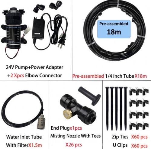 جهاز رذاذ الماء للجلسات الخارجية والاسطح