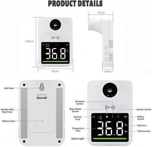 مقياس حرارة غير تلامسي يعمل بالاشعة تحت الحمراء