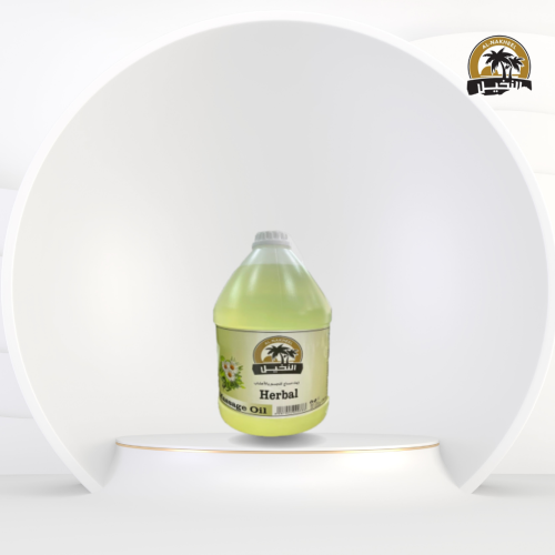 النخيل زيت مساج بنكهة الاعشاب 3.8 لتر
