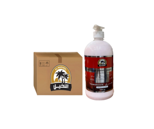 لوشن مساج النخيل 1000 مل رمان كرتون 12 علبة