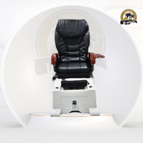 كرسي بدكير متصل مع حوض جاكوزي أبيض