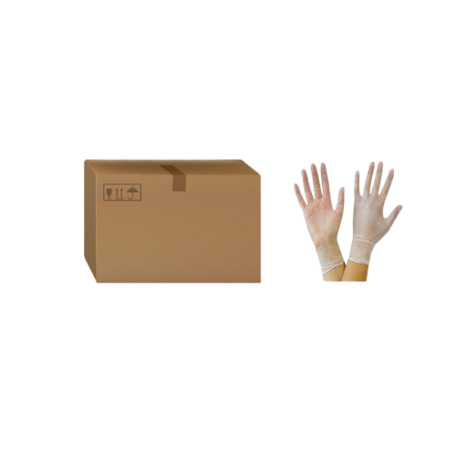 قفازات فينيل كرتون شد 1000 كل المقاسات