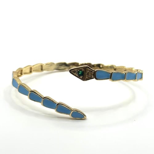 اسوارة الثعبان مطلية ذهب