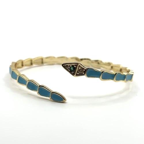 اسوارة الثعبان مطلية ذهب