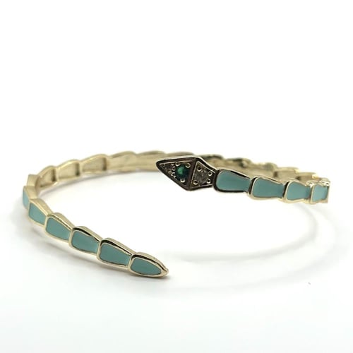 اسوارة الثعبان مطلية ذهب