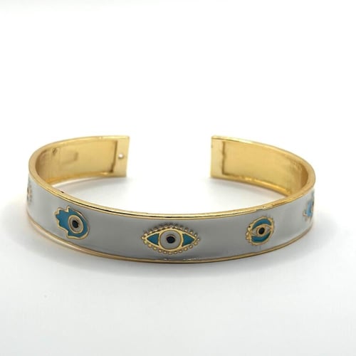 اسوارة عين وكف مطلية ذهب