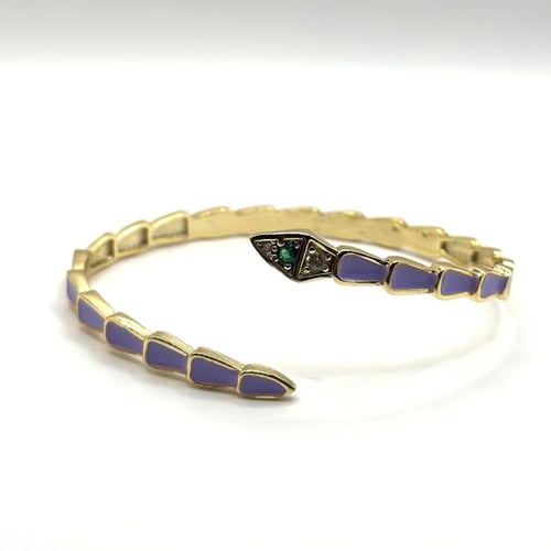 اسوارة الثعبان مطلية ذهب