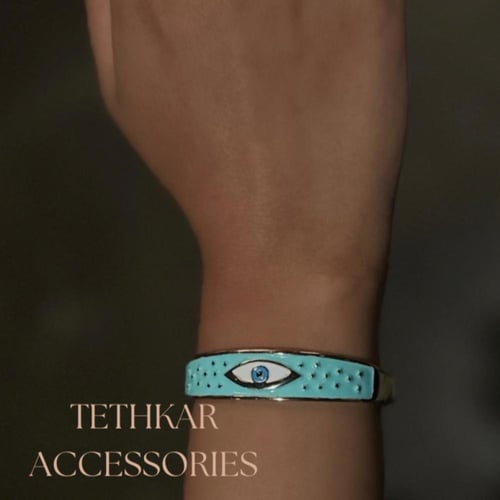 اسوارة عين مطلية ذهب #3