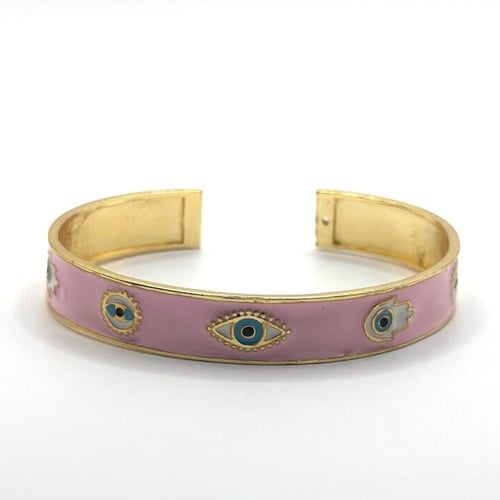 اسوارة عين وكف مطلية ذهب