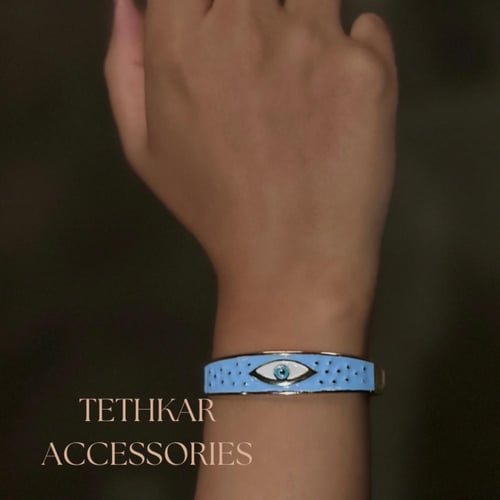 اسوارة عين مطلية ذهب #3