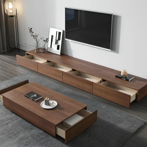 طاولة تلفاز وطاولة قهوة