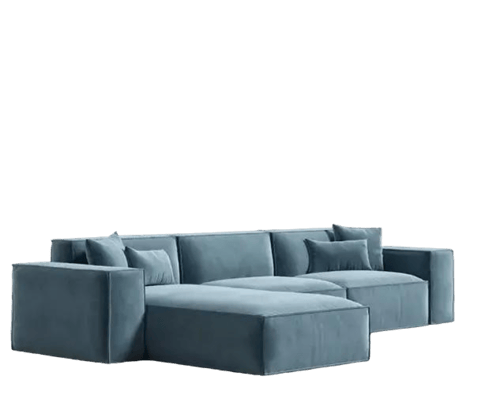 كنبة 300×180×88×90 سم - ازرق