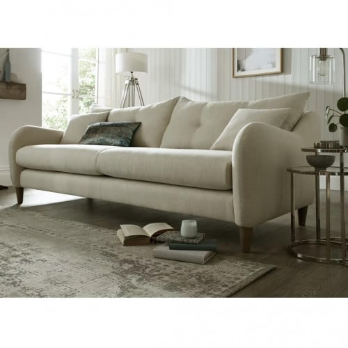 كنبة 3 مقاعد 200×85×85 سم - بيج