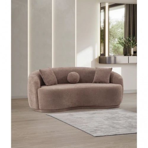 كنبة مقعدين 185×85×85 سم - بني - DHA.FU.113