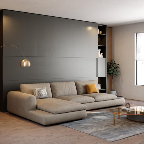 اريكة بزاوية مودرن - متعدد الالوان