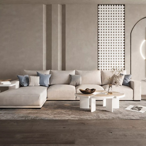 كنبة 300×180×88×90 سم - بيج