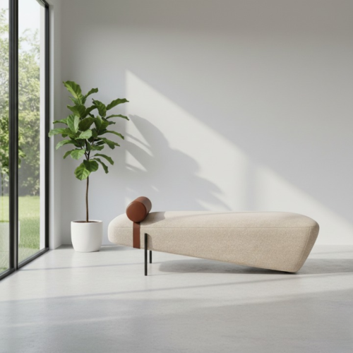 بانكيت انيق كتان _ بيج