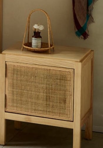 دولاب راتان مودرن - بيج