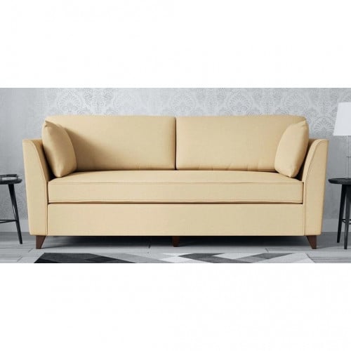 كنبة 3 مقاعد 200×85×85 سم - بيج