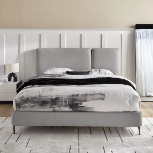 سرير فنيستا - رمادي