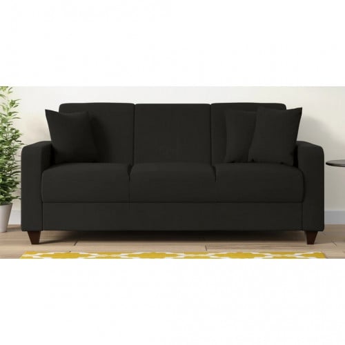 كنبة 3 مقاعد 200×85×85 سم - أسود