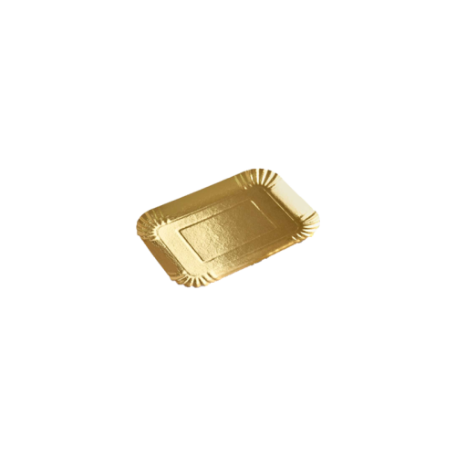 Rectangular gold paper plate 3