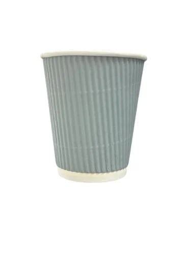 Gray paper cups, two layers, size 8 ounces