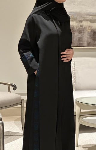 عبايه صيفيه-كحلي