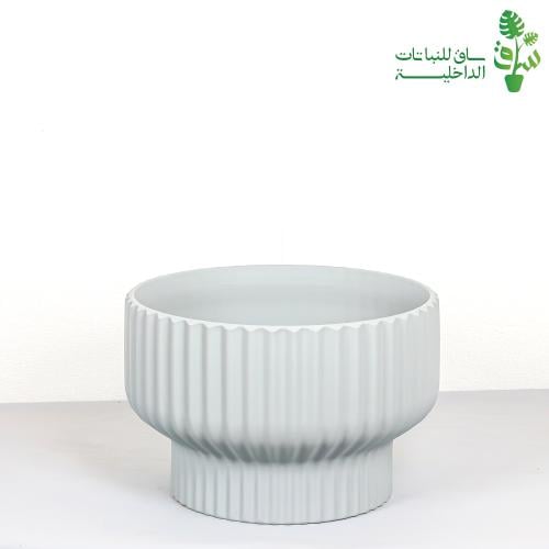 مركن سيراميك (كبير) بخطوط طولية