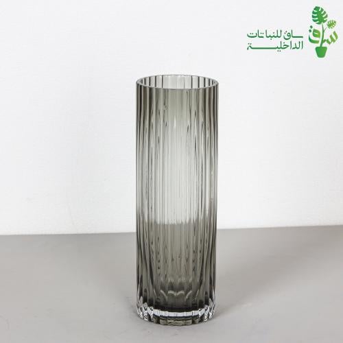 فازة سوداء (مركن زجاجي)