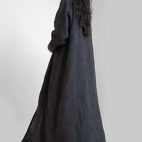 black brocade Abaya