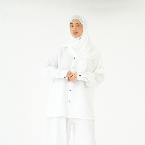 White Linen Set