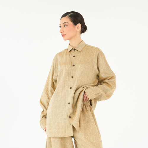 Beige Linen Set