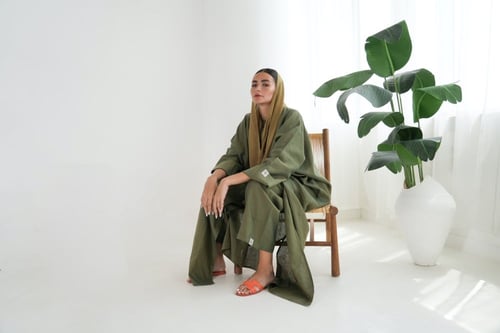 Full Olive Abaya