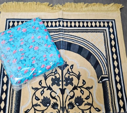 طقم صلاة تركي سجاد معاء شرشف صلاة