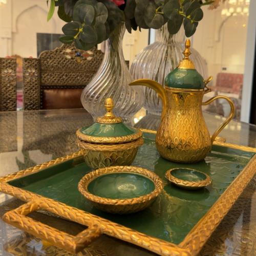 طقم دله اخضر