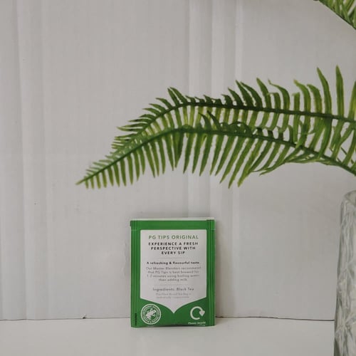 ظرف شاي أحمر PGtips مغلف بالحبه