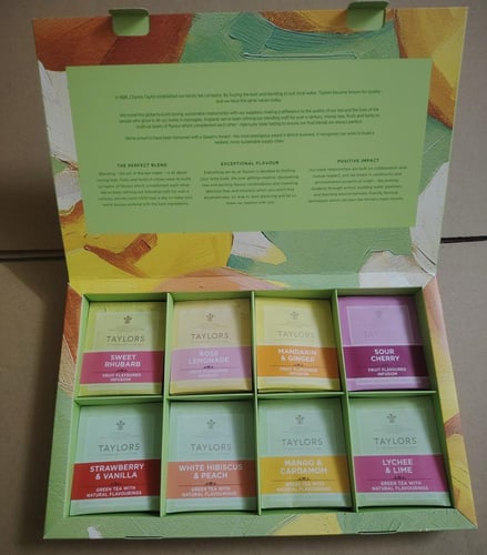 شاي أخضر وخلطات منوعة بالأعشاب 48 ظرف مغلف