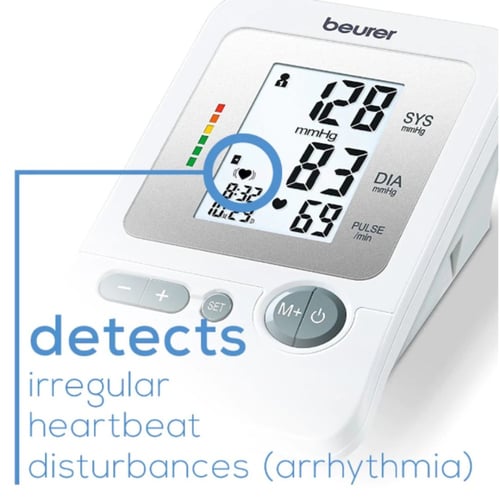 جهاز قياس ضغط الدم من أعلى الذراع من بيورير ,أبيض...