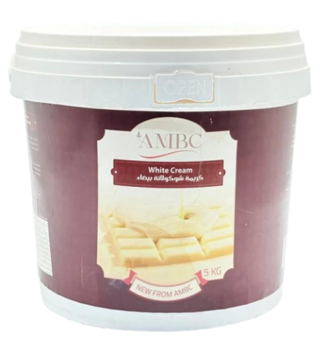 كريمة شوكولاته بيضاء - بابطين 5 كجم