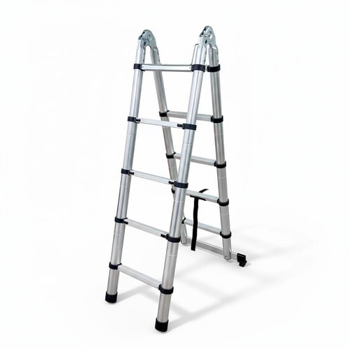 سلم المنيوم تلسكوب مزودج