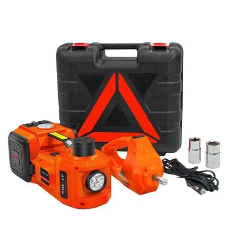 طقم رافعة سيارة مع منفاخ كفرات