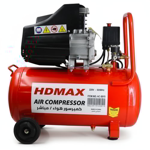 كمبرسور هواء مباشر 50 لتر - 1.5 حصان - ROXON
