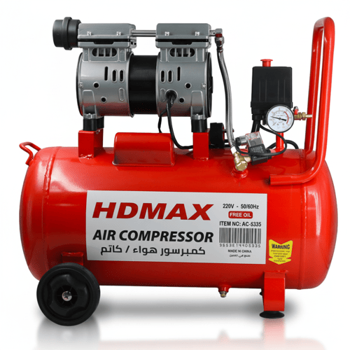 كمبرسور هواء كاتم مع حساس 50 لتر - 1.5 حصان - ROXO...