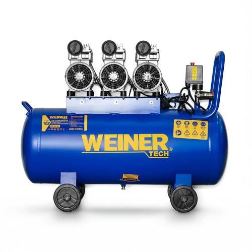 كمبرسور هواء كاتم 90 لتر – 3 حصان